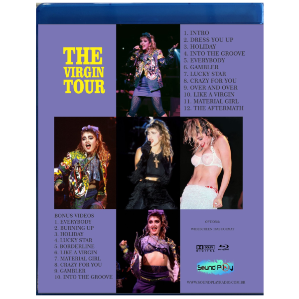 Bluray Madonna The Virgin Tour - Imagem 2