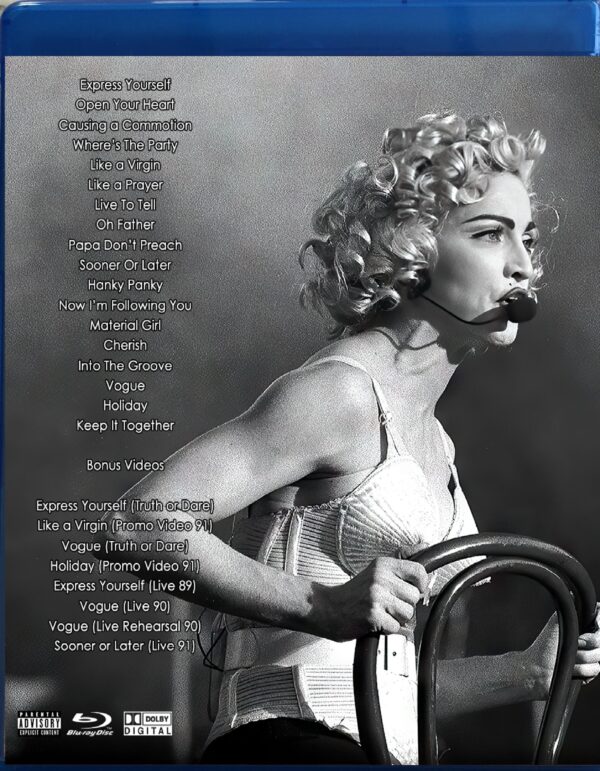Bluray Madonna Blond Ambition Tour Live in Nice - Imagem 2
