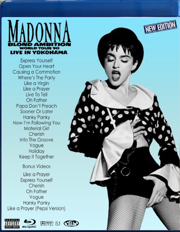 Bluray Madonna Blond Ambition Tour Live in Japan - Imagem 2