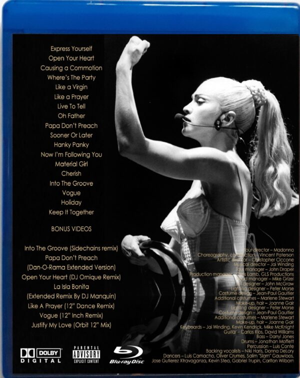 Bluray Madonna Blond Ambition Tour Live in New Jersey - Imagem 2