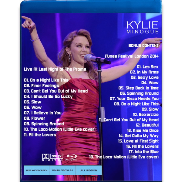 Bluray Kylie Minogue Proms In The Park Live 2012 - Imagem 2