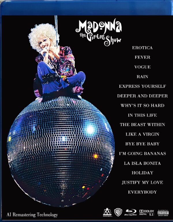 Bluray Madonna The Girlie Show Live in JAPAN - Imagem 2