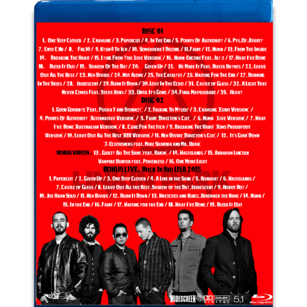 Bluray Duplo Linkin Park The Historical Collection (Videografia) - Imagem 2