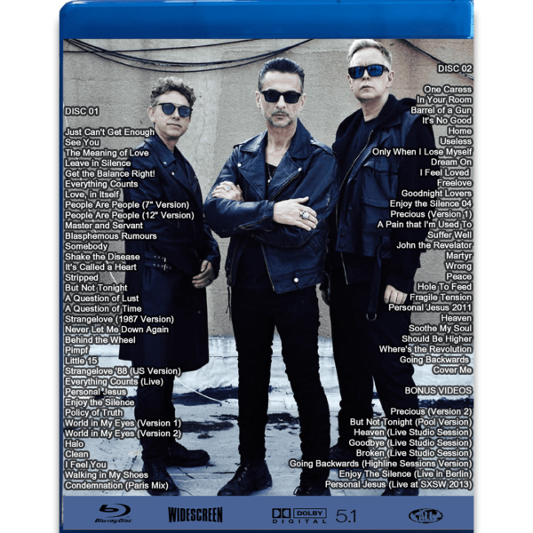 Bluray Duplo Depeche Mode The Historical Collection (Videografia) - Imagem 2