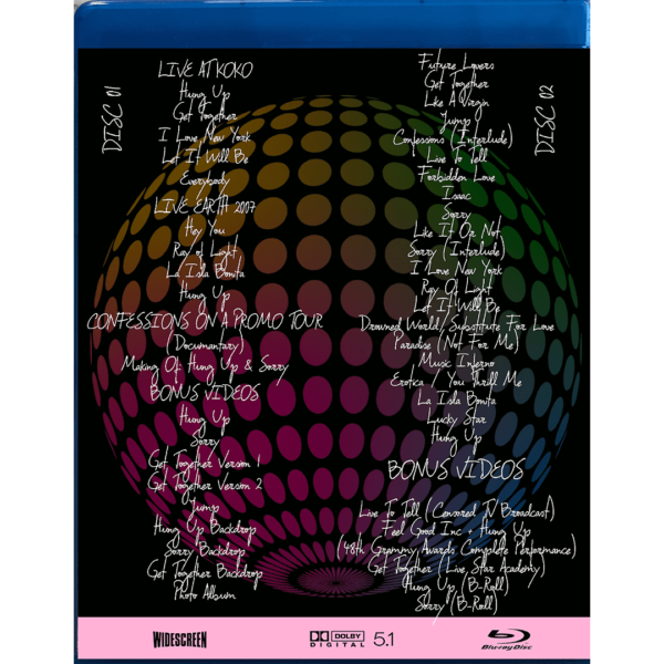 Bluray Duplo Madonna The Confessions Tour + Live in Koko Club - Imagem 2