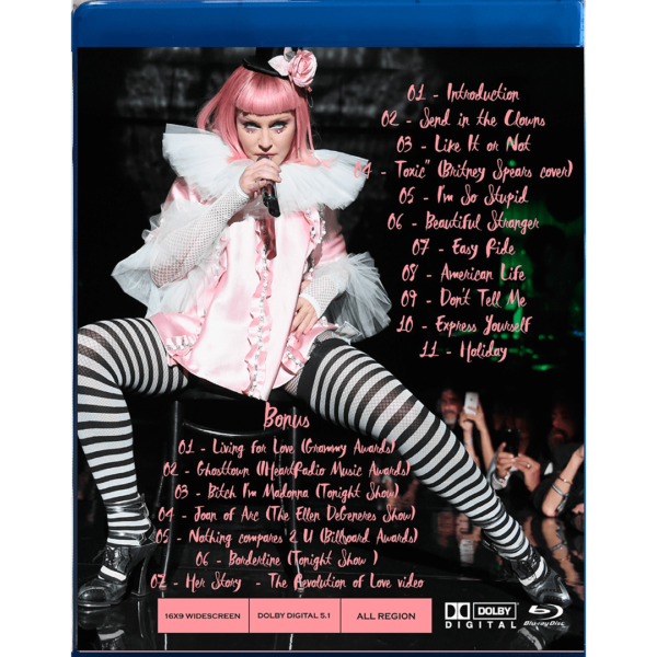 Bluray Madonna Tears Of A Clown Live in Miami - Imagem 2
