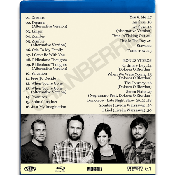 Bluray The Cranberries The Historical Collection (Videografia) - Imagem 2