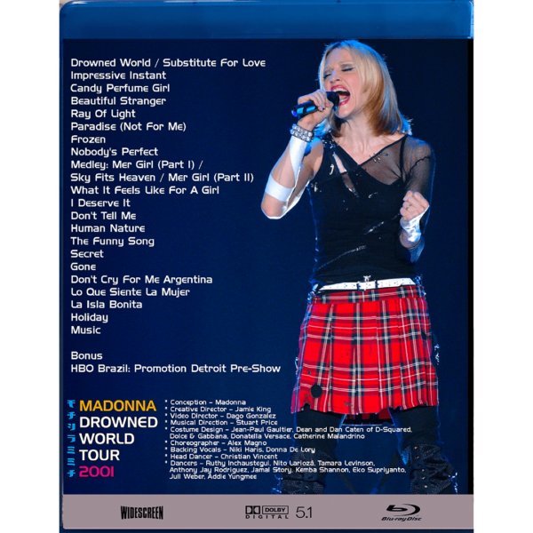 Bluray Madonna Drowned World Tour - Imagem 2