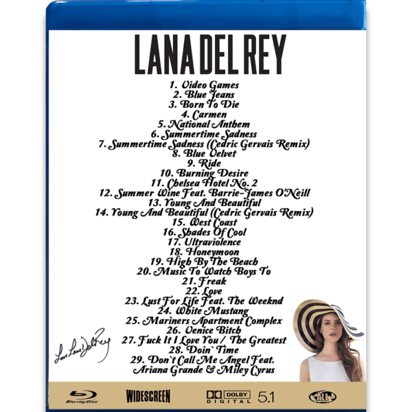 Bluray Lana Del Rey The Historical Collection (Videografia) - Imagem 2