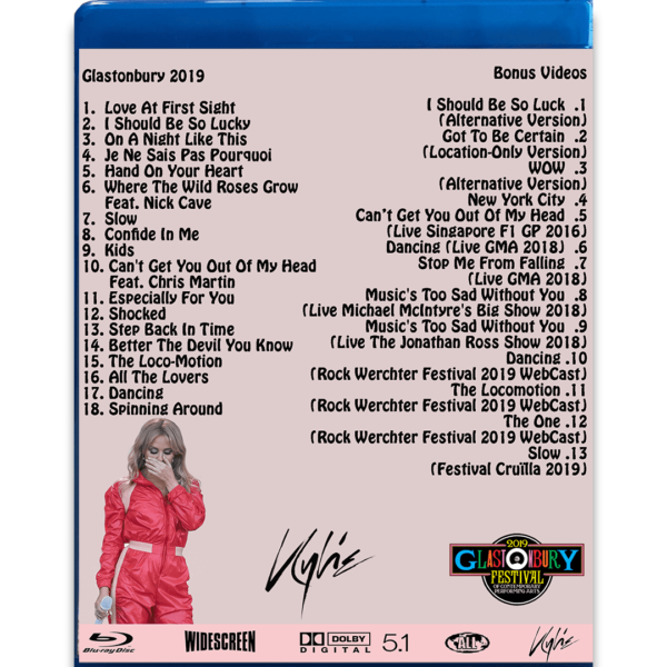 Bluray Kylie Minogue Live in Glastonbury 2019 - Imagem 2