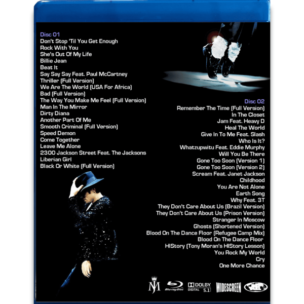 Bluray Duplo Michael Jackson  The Historical Collection Volume 1 (Videografia) - Imagem 2