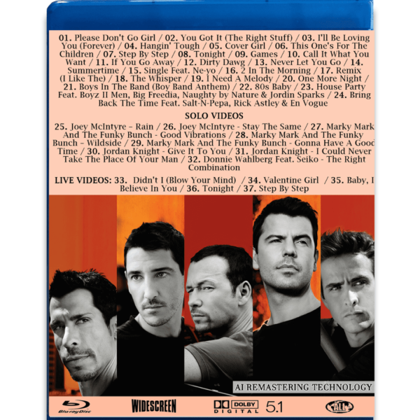 Bluray New Kids On The Block The Historical Collection (Videografia) - Imagem 2