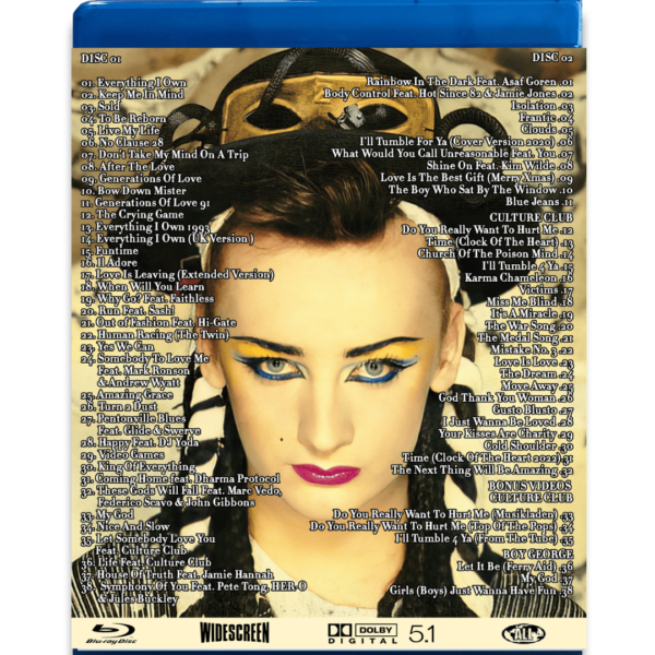 Bluray Duplo Boy George & Culture Club The Historical Collection (Videografia) - Imagem 2