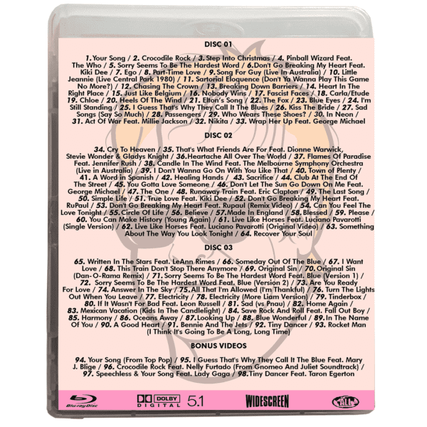 Bluray Triplo Elton John The Historical Collection (Videografia) - 3 discos - Imagem 2
