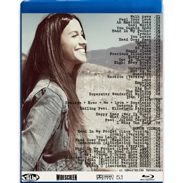 Bluray Alanis Morissette The Historical Collection (Videografia) - Imagem 2