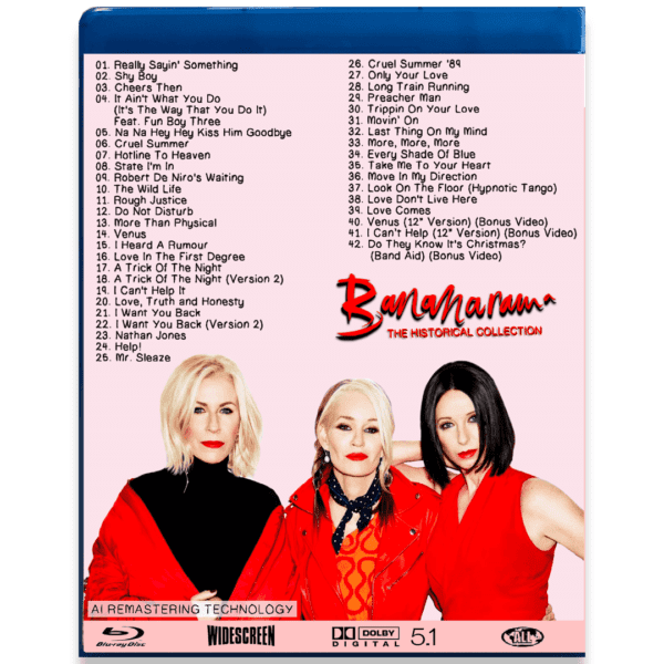 Bluray Bananarama The Collection (videografia) - Imagem 2