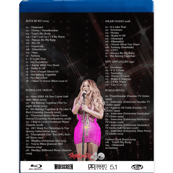 Blu-ray Mariah Carey Rock In Rio 2024 Legendado - Imagem 4